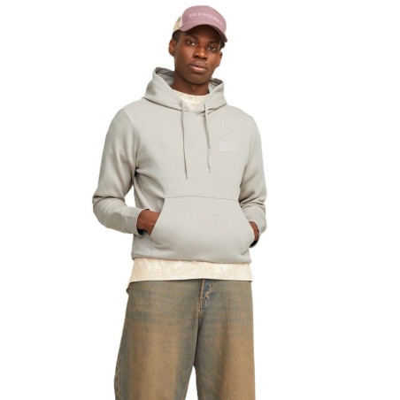 Sudadera con capucha jack & jones para hombre logotipo estampado