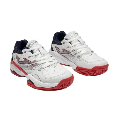 Zapatillas de pádel joma master 100 jr bco fa2025 para niño y niña