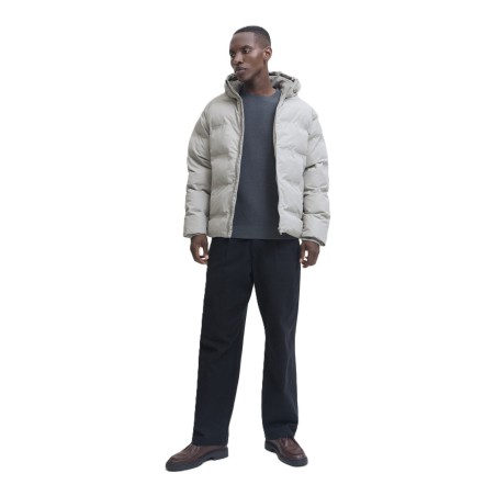 Chaqueta Jack and jones Jjesoho puffer hood SN Dove