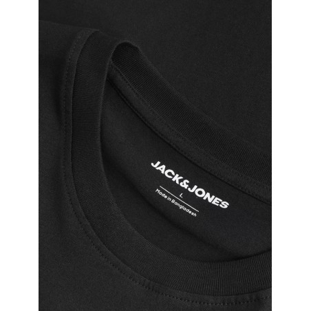 Camiseta Jack & Jones JJBRAT TEE SS Crew Neck Negro