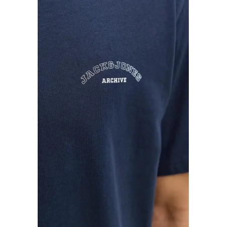 Camiseta Jack and jones JJcollege Logo Tee Navy