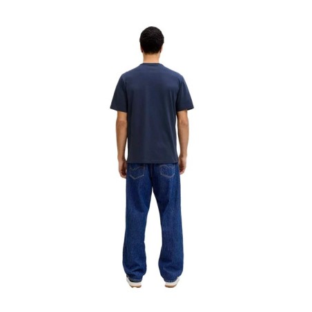 Camiseta Jack and jones JJcollege Logo Tee Navy