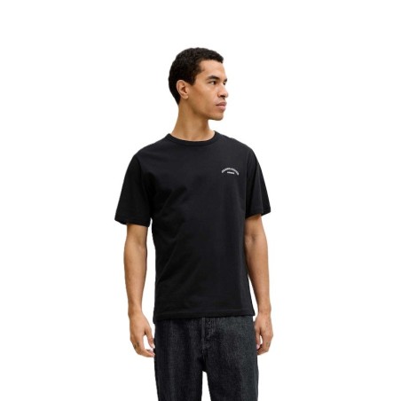 Camiseta Jack & Jones JJCollege Logo Tee – Negro