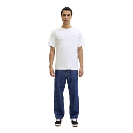 Camiseta Jack & Jones JJCollege Logo Tee – Blanco