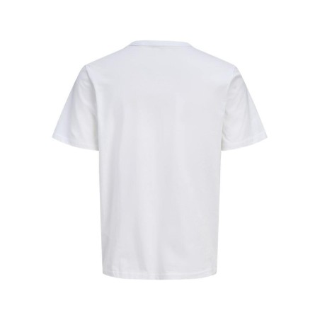 Camiseta Jack & Jones JJCollege Logo Tee – Blanco