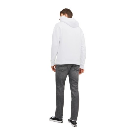 Sudadera Jack and jones JJstar Sweat Hood White
