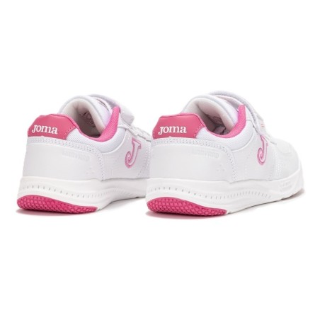 Zapatillas Casual Niña Joma W.Harvard JR Blanco y Rosa