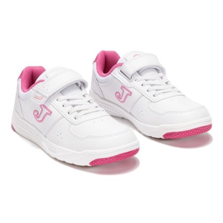 Zapatillas Casual Niña Joma W.Harvard JR Blanco y Rosa