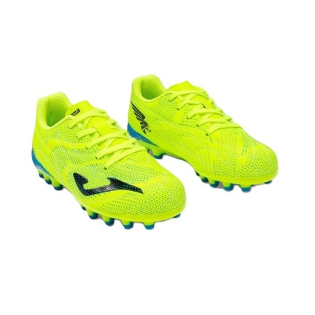 Botas de fútbol evolution jr 2611 verde fluor
