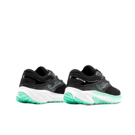 Zapatillas de Mujer Running Joma Active 2601 Negro Verde