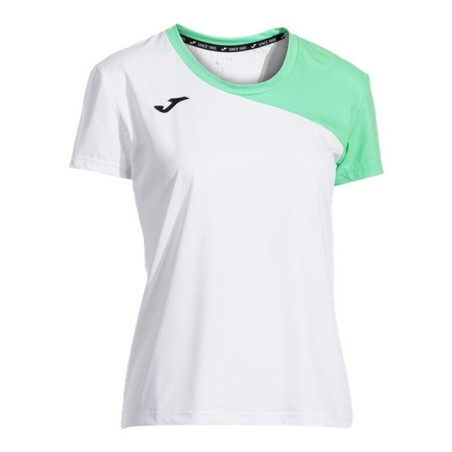 Camiseta Manga Corta Mujer Challenge Blanco Verde