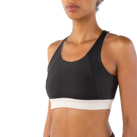 Top Deportivo Mujer REV GRANDO Black/Moon K26410101P | Sujetador Reversible