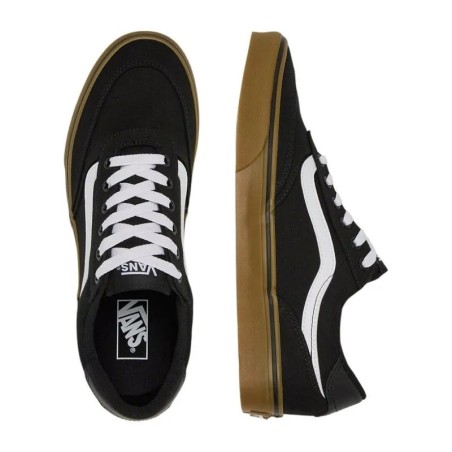 Vans Brooklyn LS Canvas Black/Gum VN000D7QB9M1 | Zapatillas Urbanas