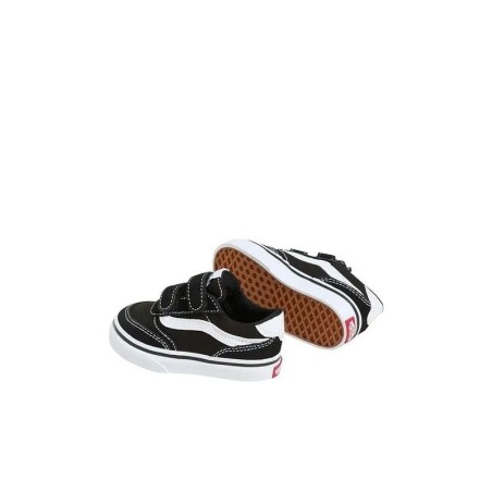 Vans Junior Brooklyn LS V Black White VN000D7XBA21 | Zapatillas Junior unisex Velcro