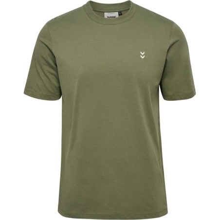 Camiseta Hummel Pulse Verde  Hombre 229311 | Camiseta Deportiva