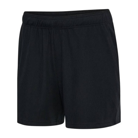 Short Deportivo Hummel Mujer Negro 232240-4764 | Pantalón Corto Fitness