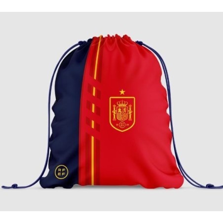 Mochila Saco Oficial Selección Española RFEF Roja y Azul