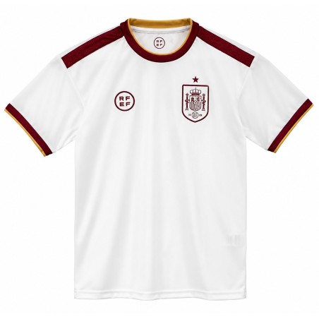 Camiseta Oficial Selección Española RFEF Blanca Unisex