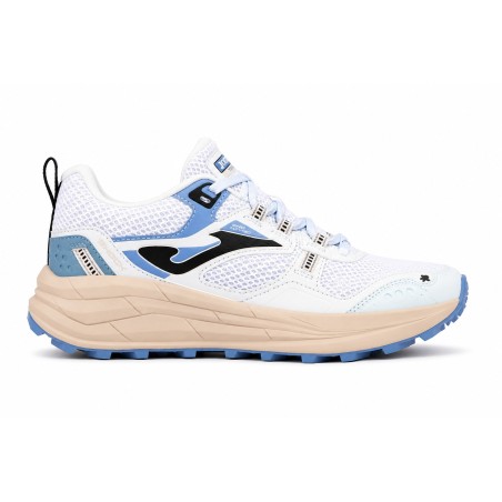 Joma TKSHLW2605 Mujer | Zapatillas Trail Running Blanco Azul