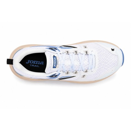 Joma TKSHLW2605 Mujer | Zapatillas Trail Running Blanco Azul