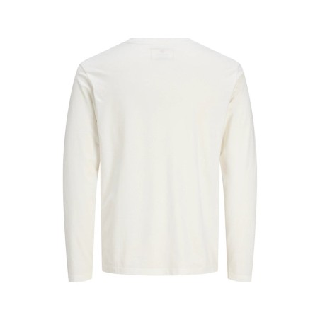 Camiseta Manga Larga Hombre Jack & Jones JPRBLALUCAS Cloud Dancer