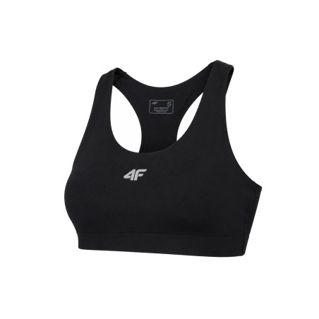 Sujetador Deportivo Mujer 4F 4FDry Negro FA2026