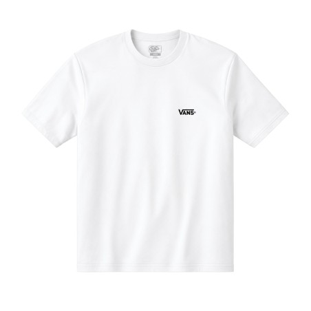 Camiseta Vans New Left Chest Hombre White and Black