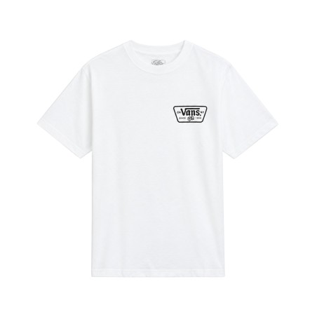 Camiseta Vans Knu Patch Hombre Blanca