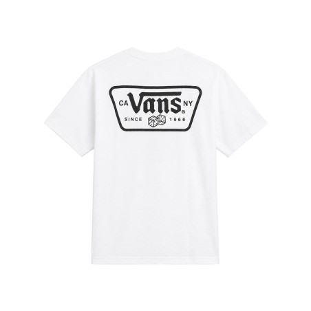 Camiseta Vans Knu Patch Hombre Blanca