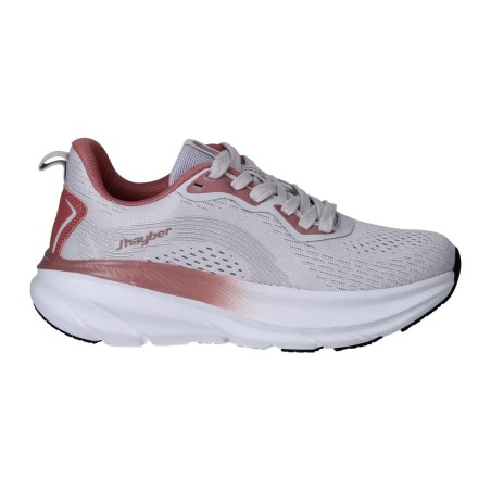 Zapatillas  Cevina Mujer Plata y Rosa