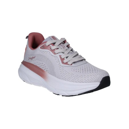 Zapatillas  Cevina Mujer Plata y Rosa