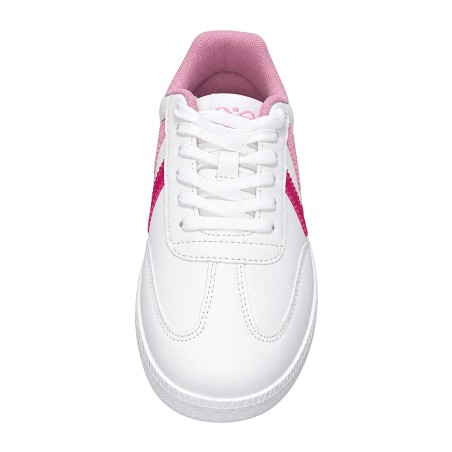 Zapatillas Hummel Basic Mujer blaco rosa