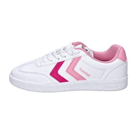 Zapatillas Hummel Basic Mujer blaco rosa