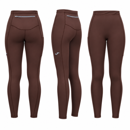 Mallas Largas de Running R-City Fall Mujer MARRÓN