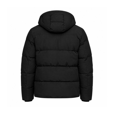 Chaqueta Acolchada Jack & Jones JJEBECKS Hombre Negra