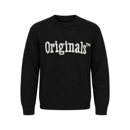 Jersey Jack & Jones Originals hombre negro Relaxed Fit